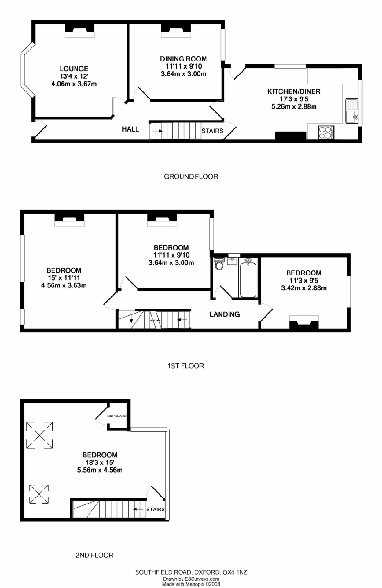 Southfield Road, Oxford floorplan