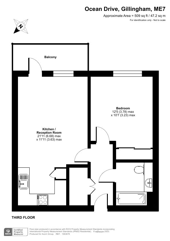 56 Maritime House,, Ocean Drive, Kent floorplan