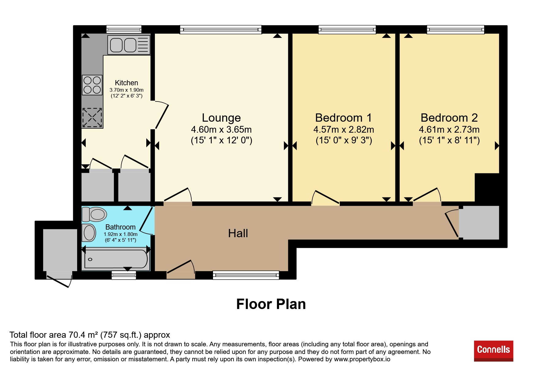 239, Oxford Street, Bilston floorplan