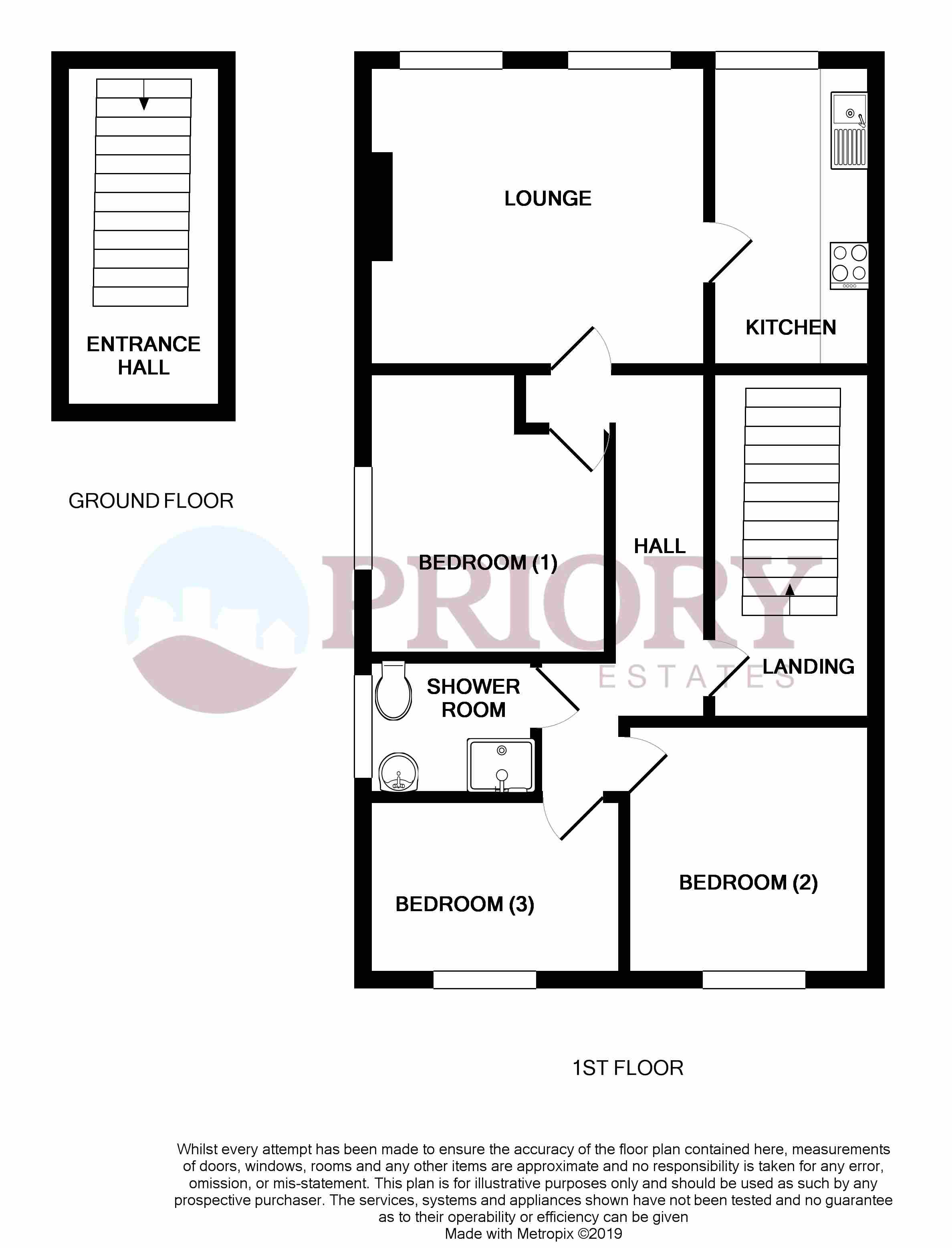 3 Bedrooms Flat to rent in Hayes Road, Clacton-On-Sea CO15