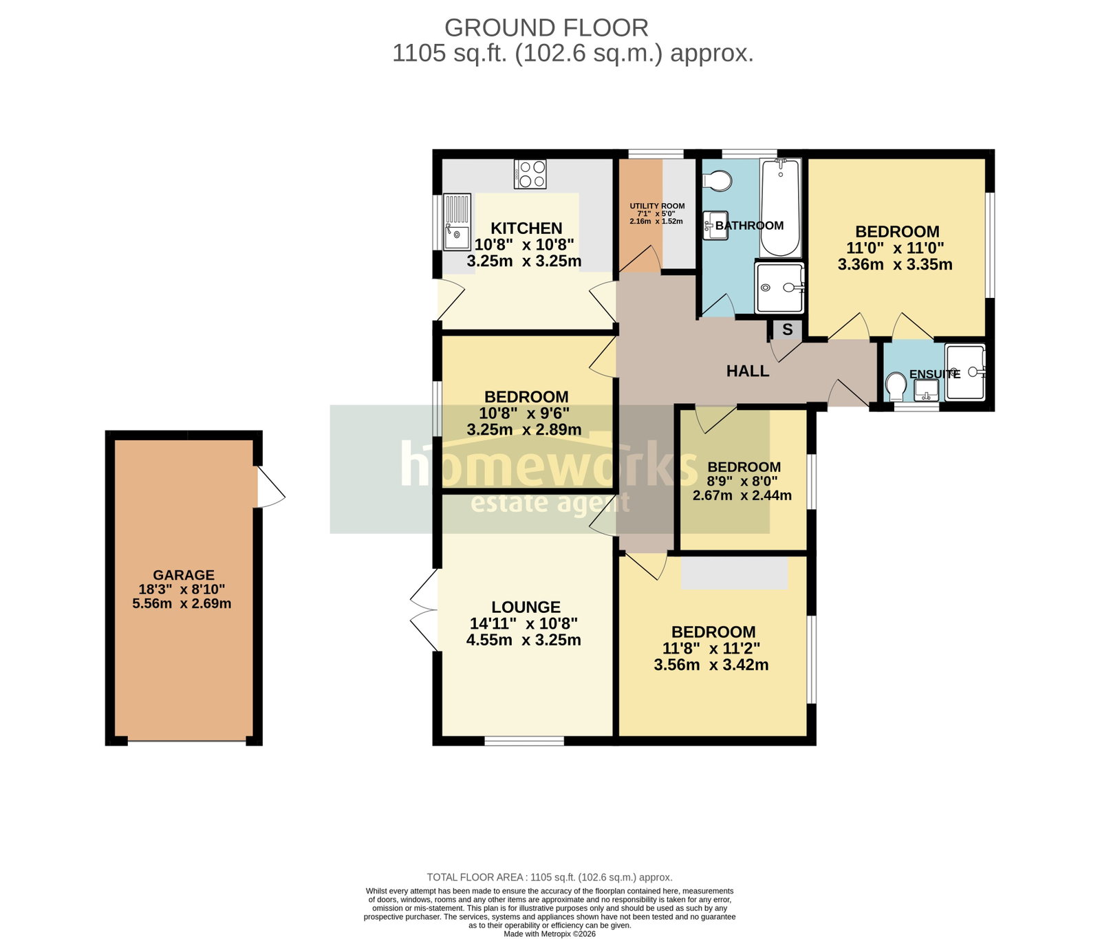 2, Greenacre Close, Dereham floorplan