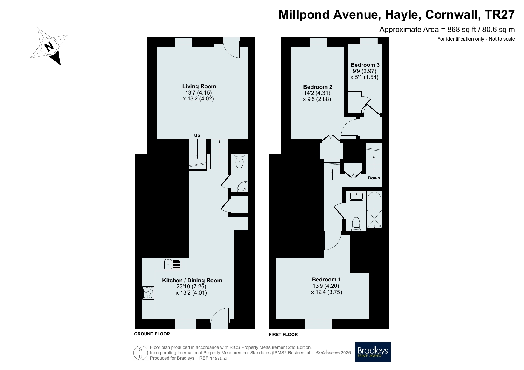 2 Millpond Avenue, Hayle Cornwall, Cornwall floorplan