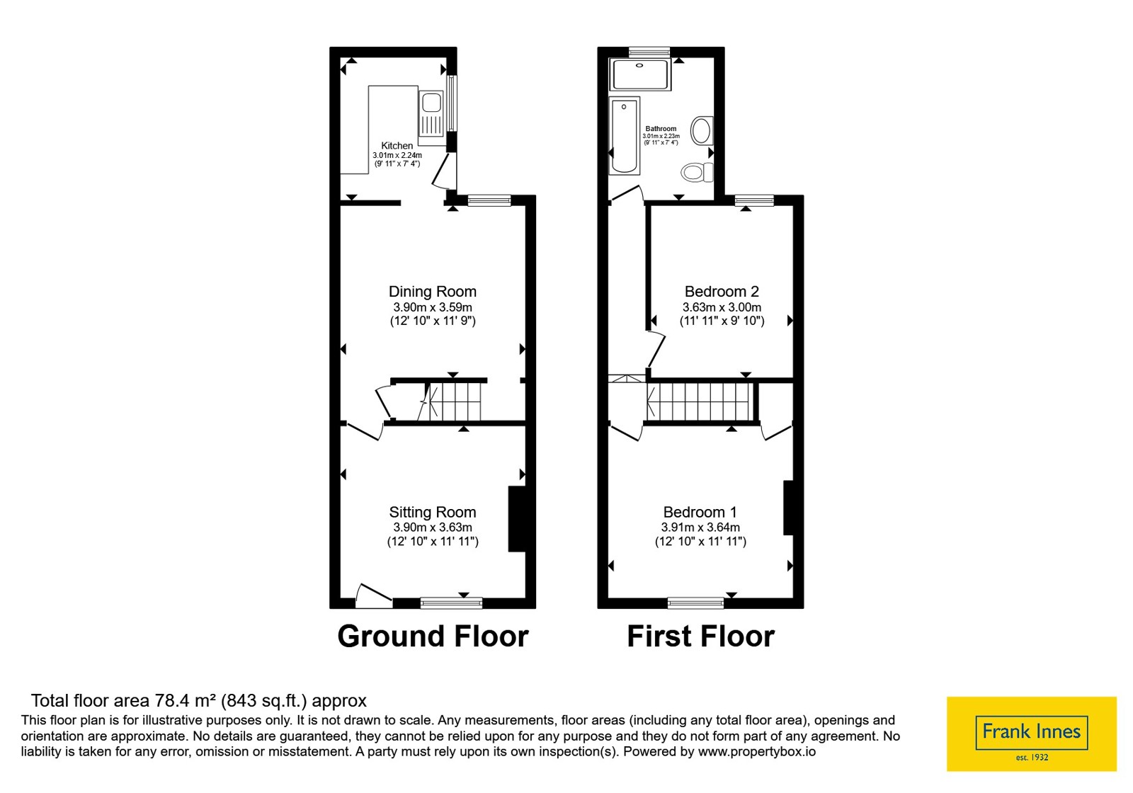 92, Derby Road, Derbyshire floorplan