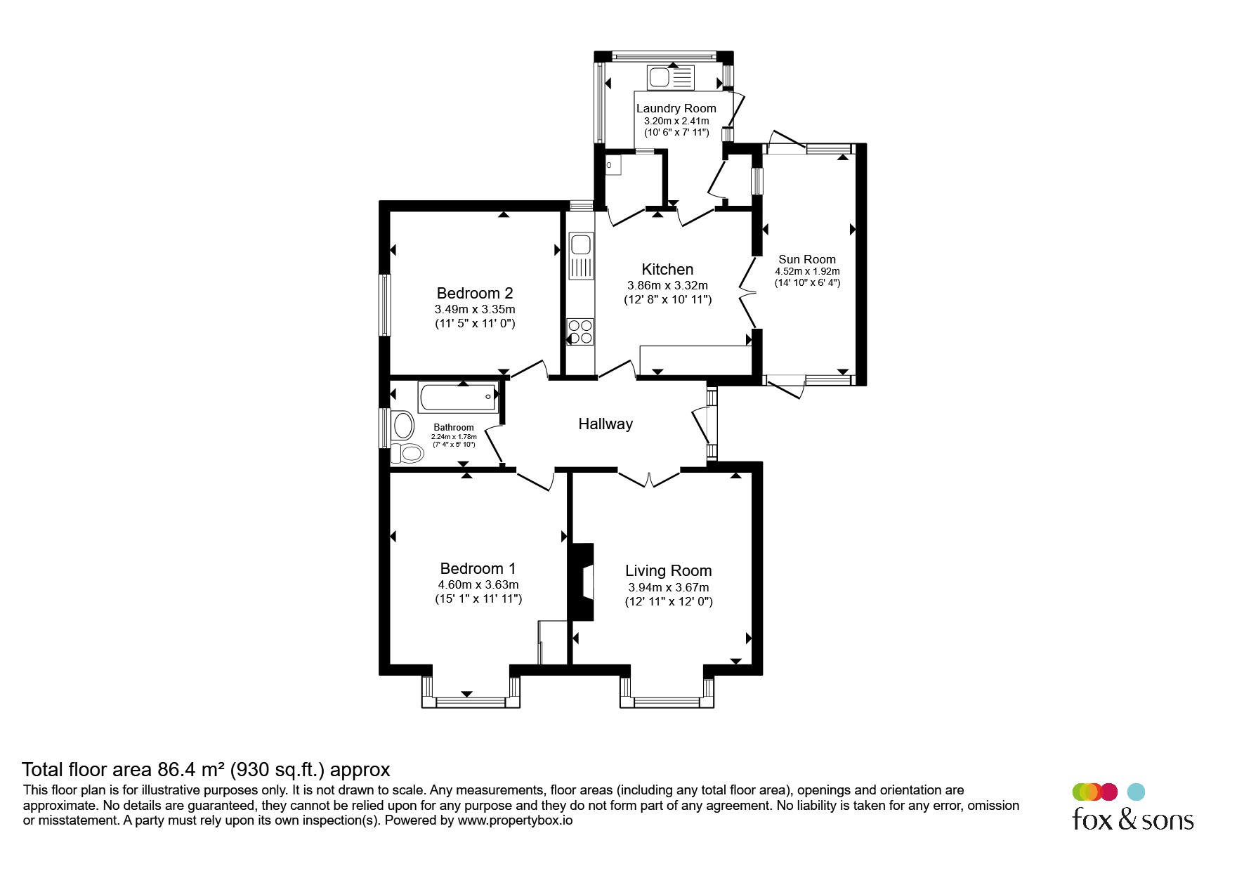 22, Robins Drive, Bognor Regis floorplan