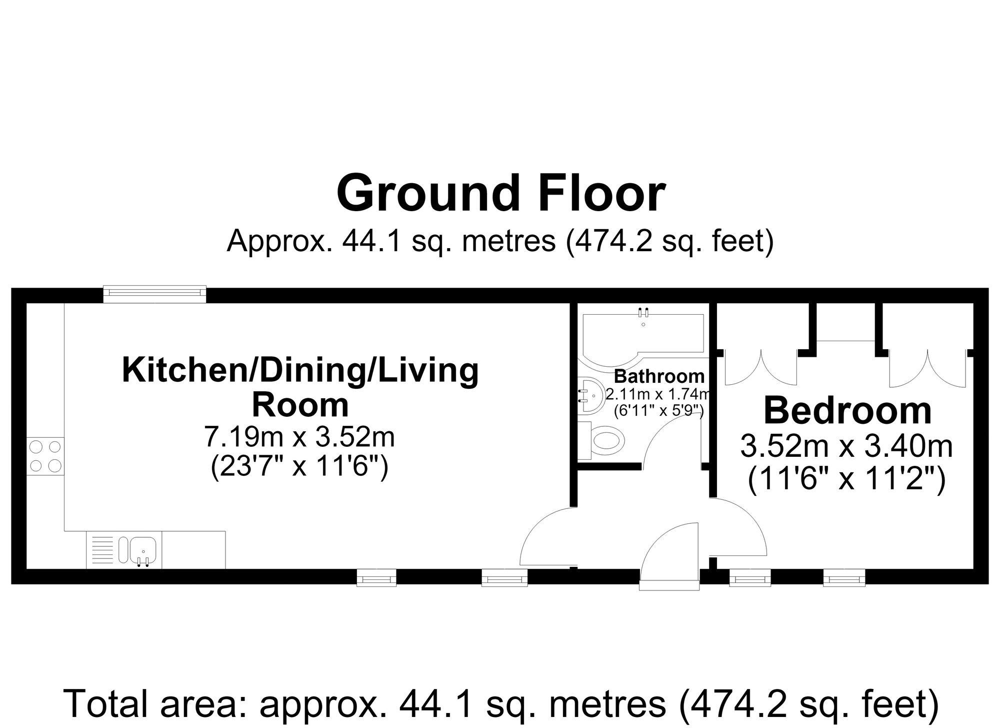 2 La Loupe Court, Royston floorplan