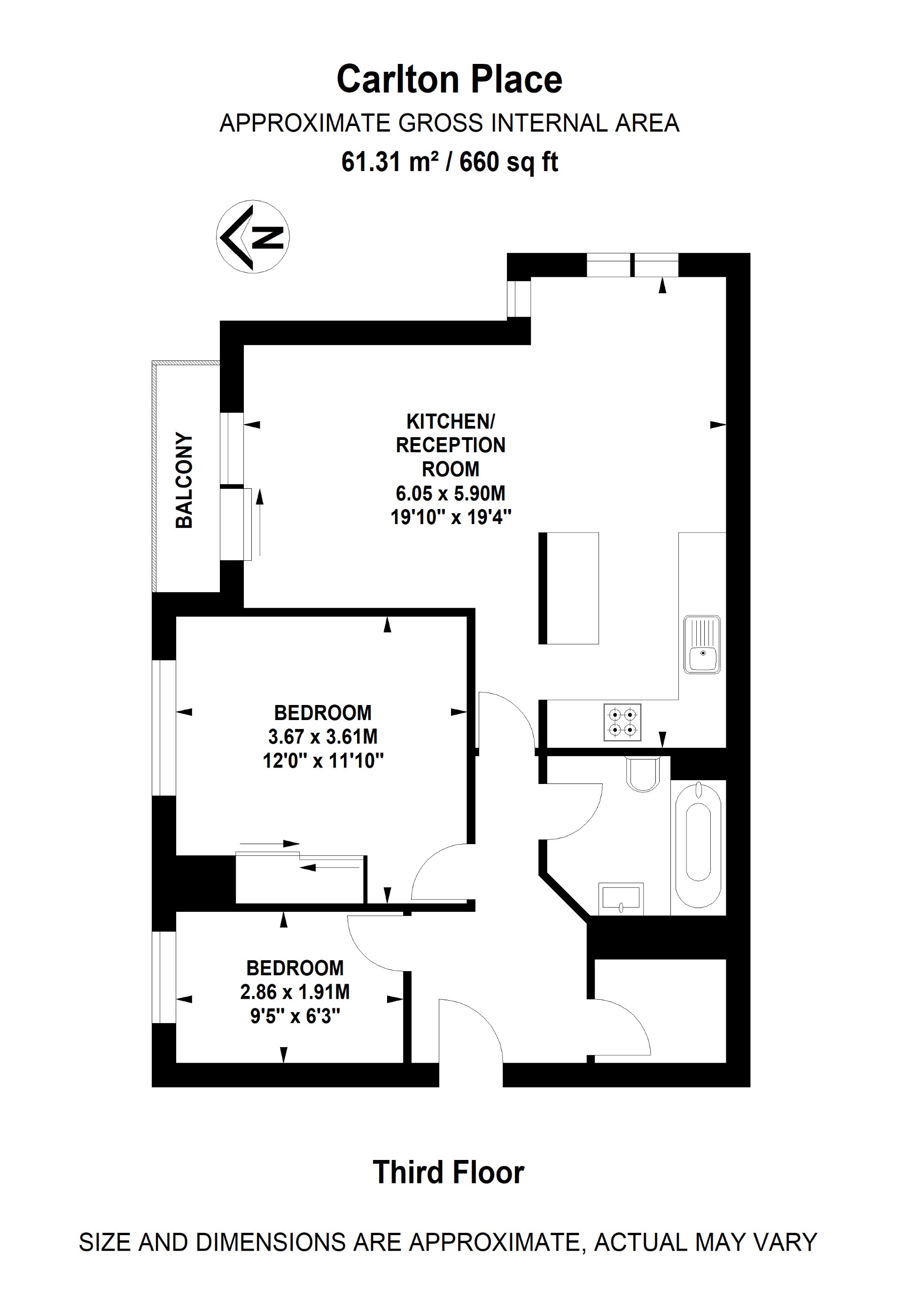 14, Carlton Place, Crystal Palace floorplan
