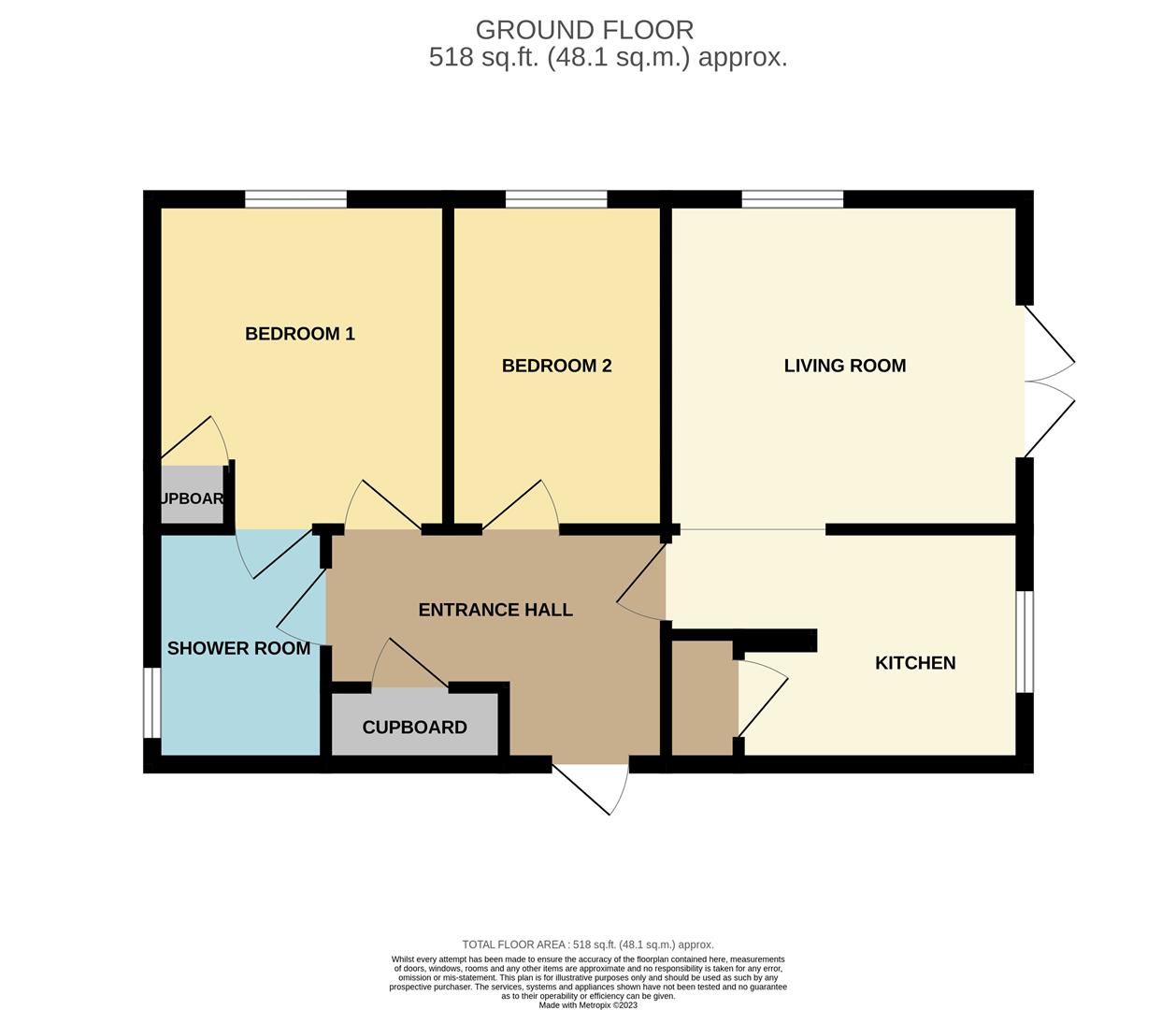 59, Marina Court, Tewkesbury floorplan