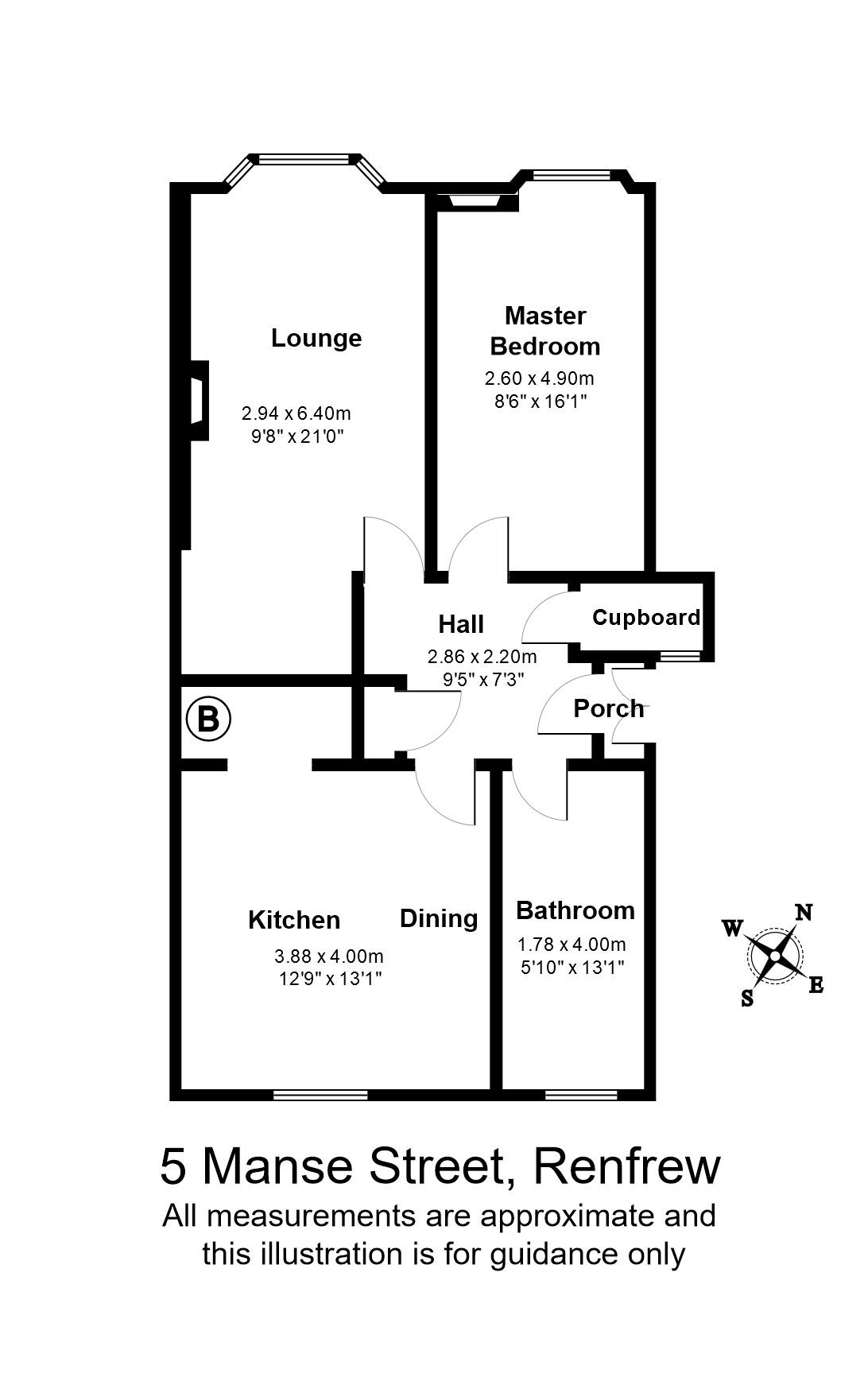 1 Bedrooms Flat for sale in Manse Street, Braehead, Renfrew PA4