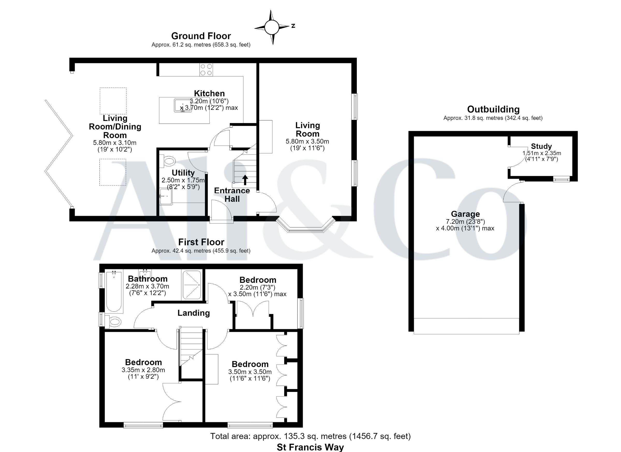 85 St. Francis Way, Grays floorplan