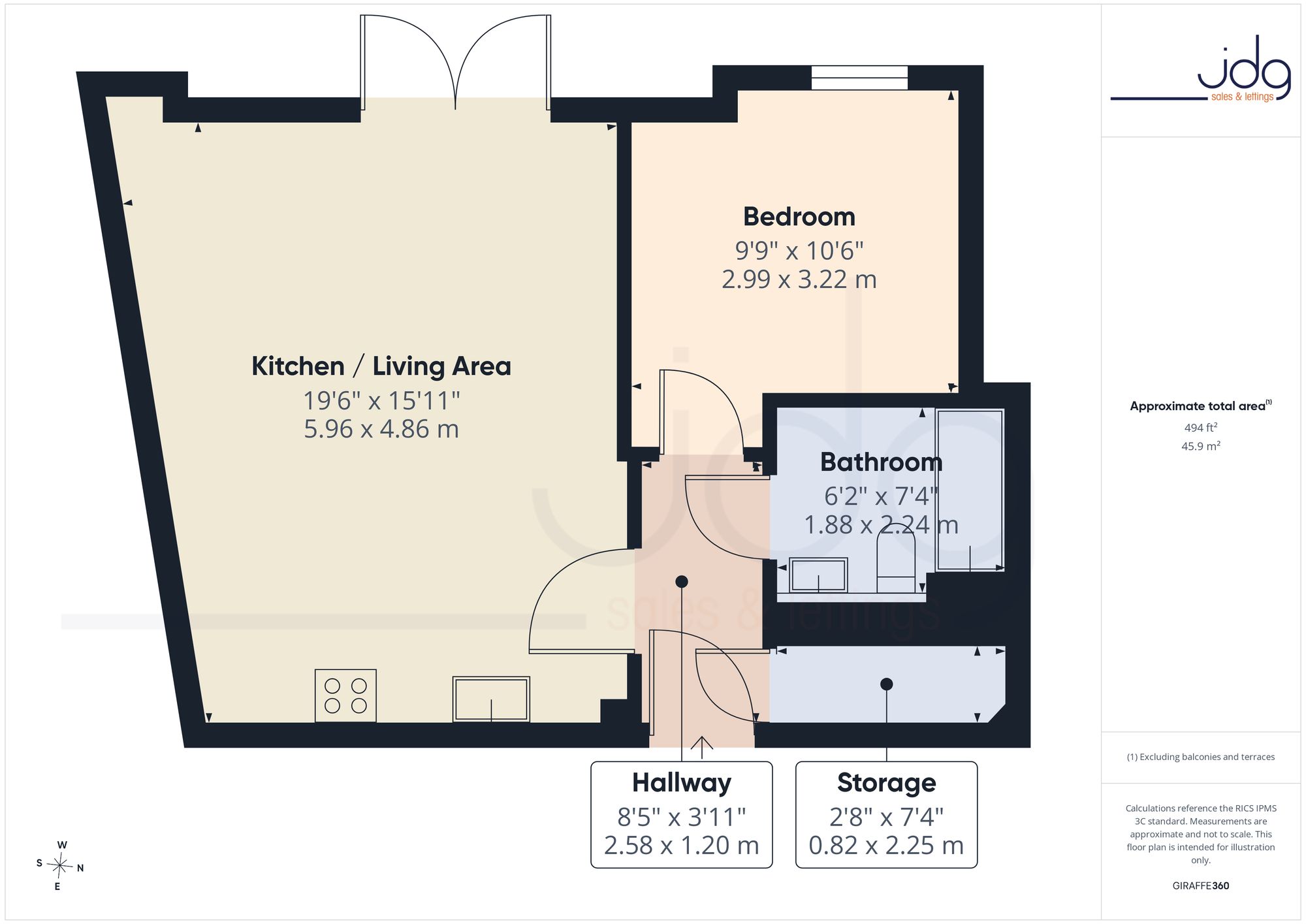 Apt 305, Town End Apartments Town End Way, Lancaster floorplan