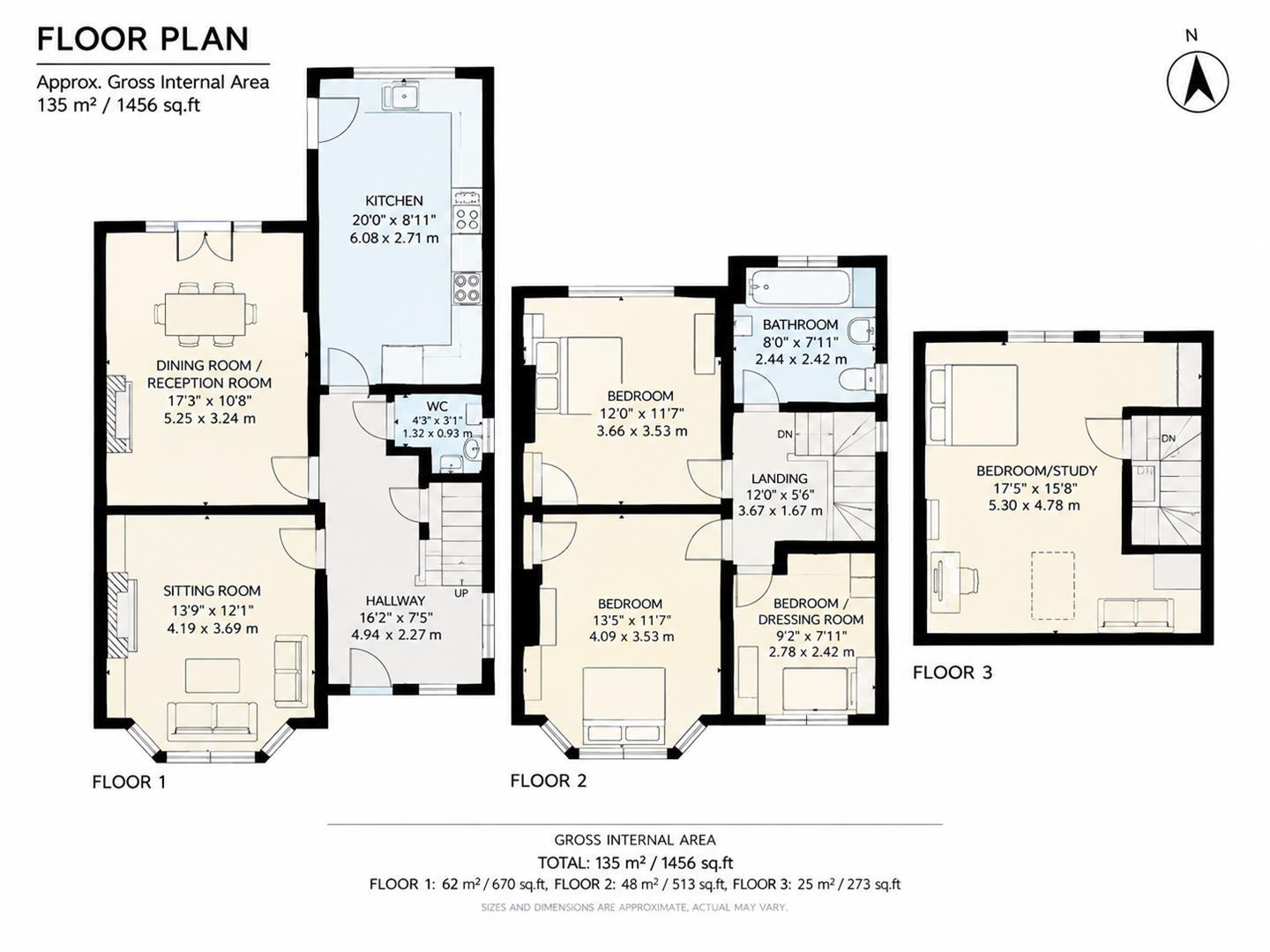 9, Sancroft Road, Eastbourne floorplan