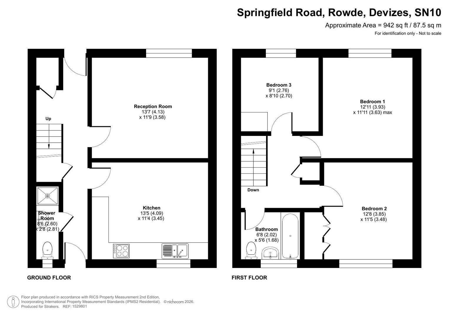 90, Springfield Road, Rowde floorplan