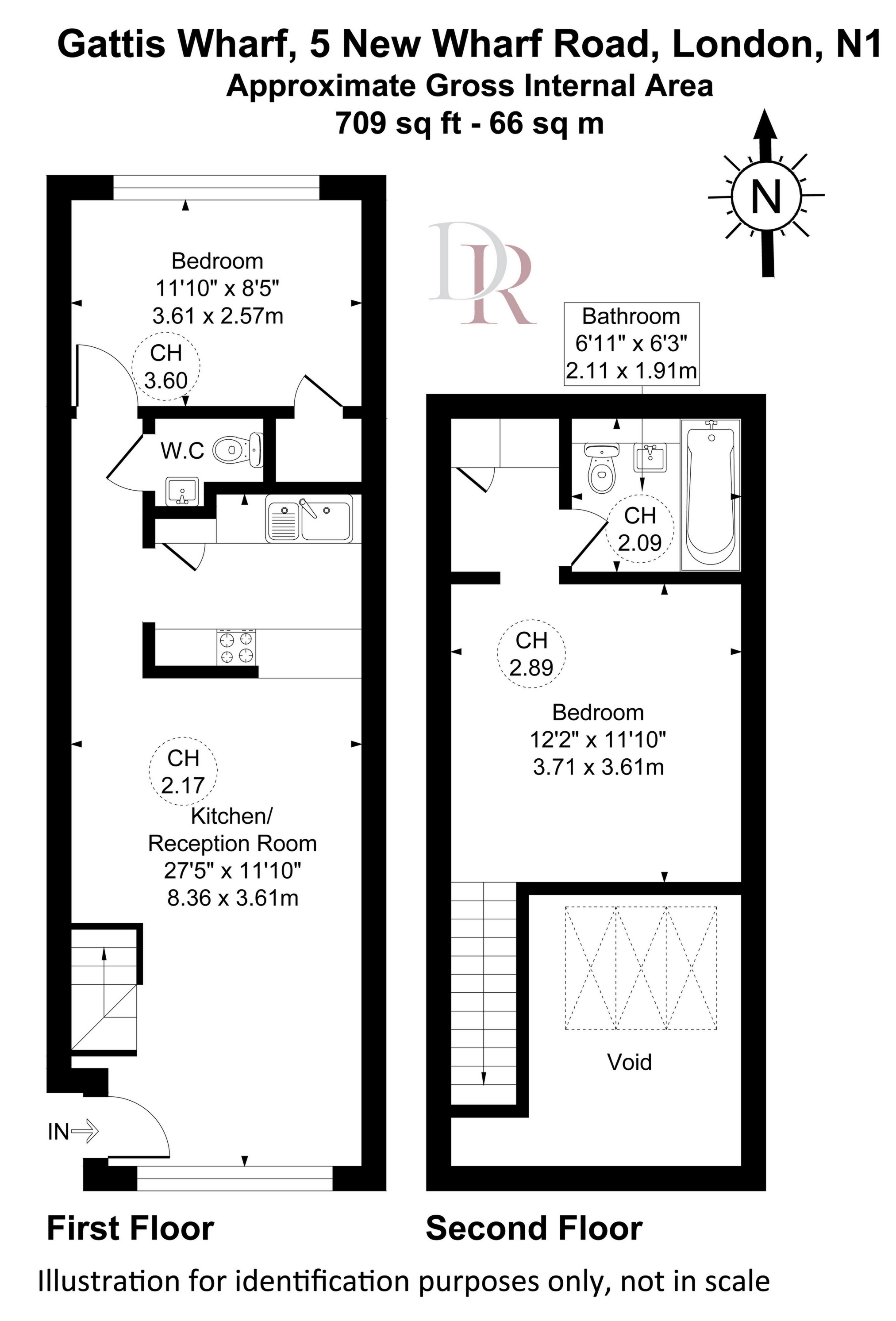 Gattis Wharf 23/5, New Wharf Road, London floorplan