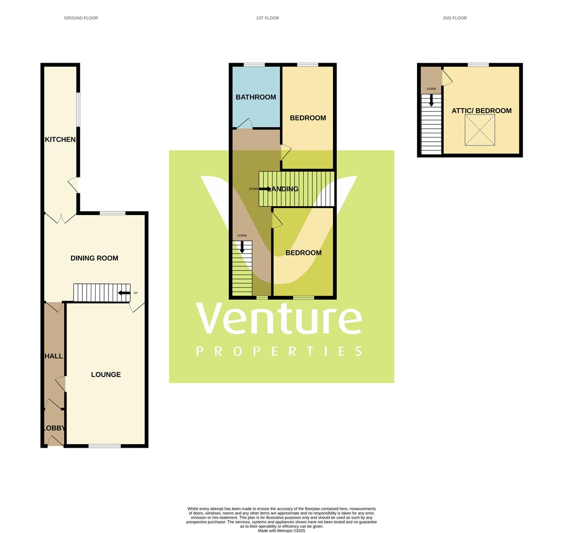 52, High Hope Street, Crook floorplan