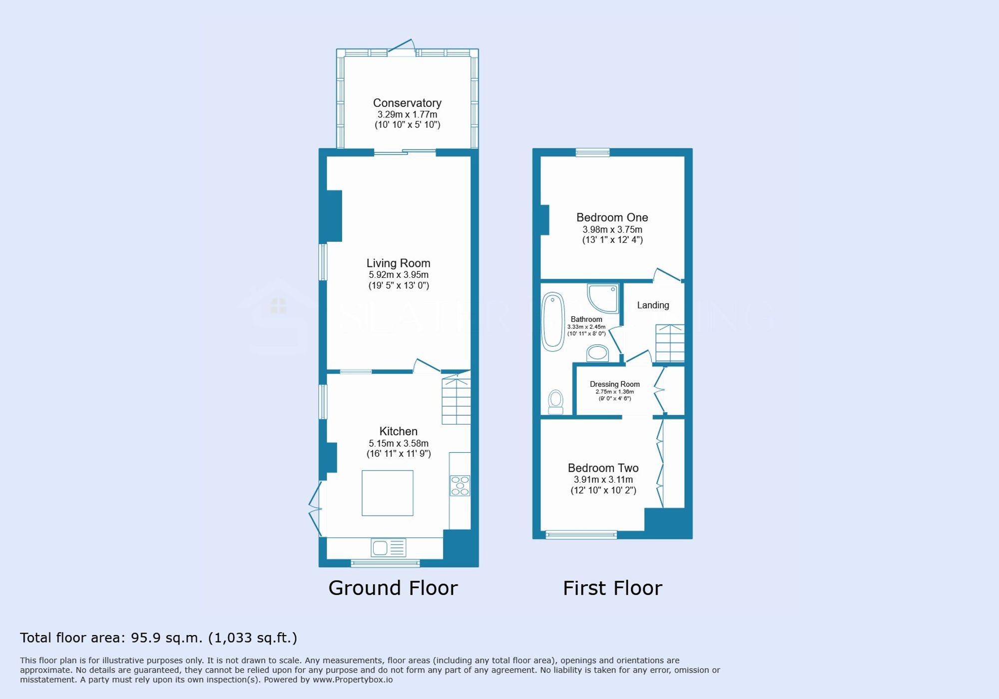1 Primrose Cottages, Rossendale floorplan