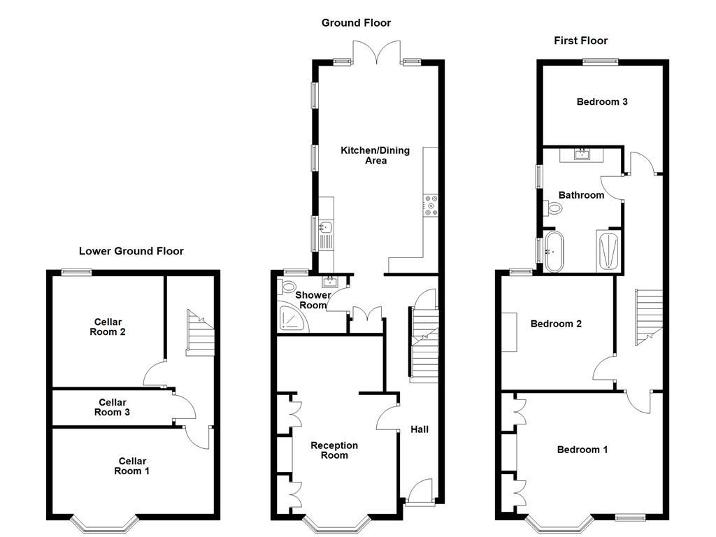 25, Gilda Crescent Road, Manchester floorplan