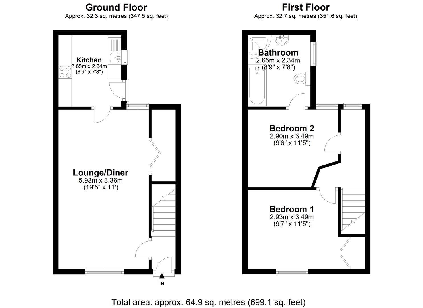6, Phillip Street, Risca Newport floorplan