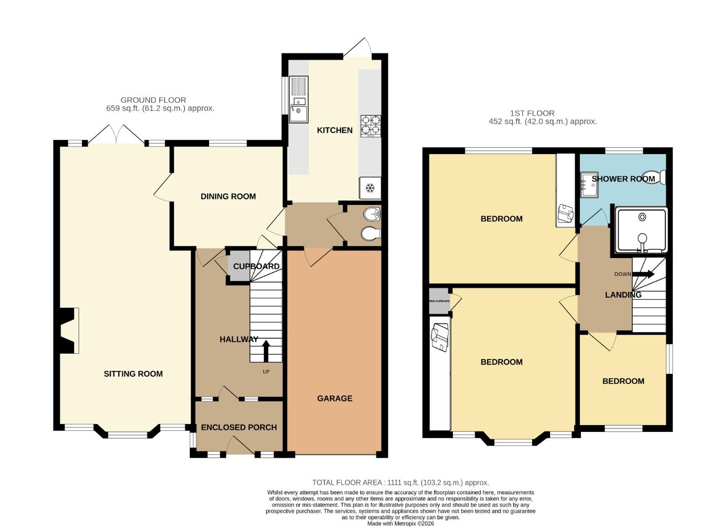Cannons Close, Bishop's Stortford floorplan