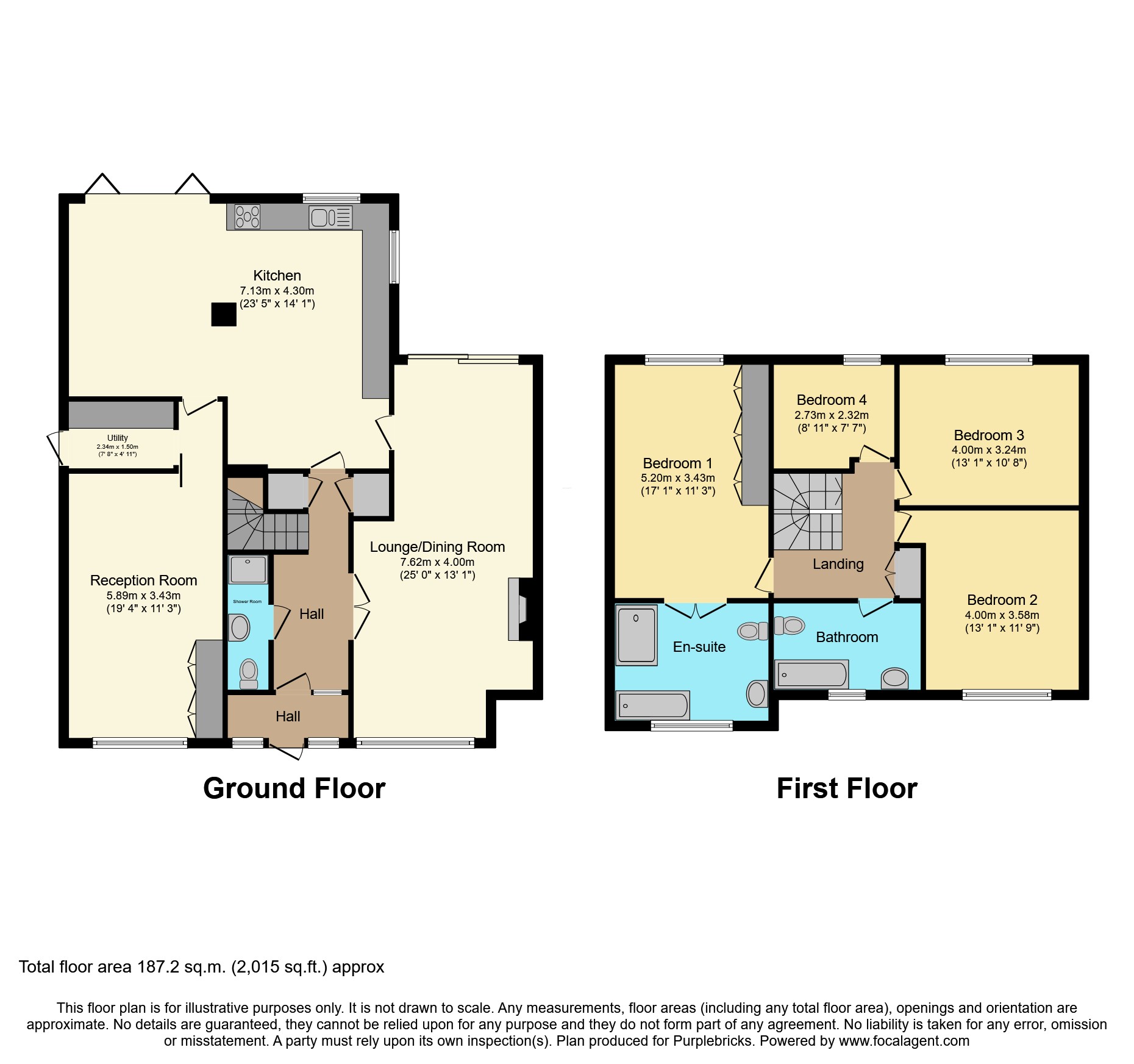 5, Grangewood, Potters Bar floorplan