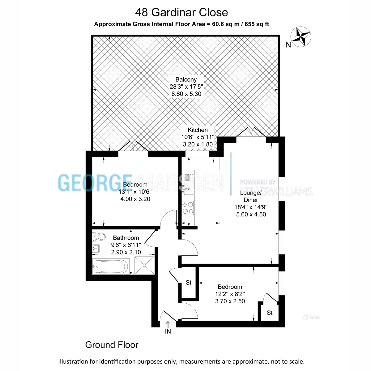 48, Gardinar Close, Wigan floorplan
