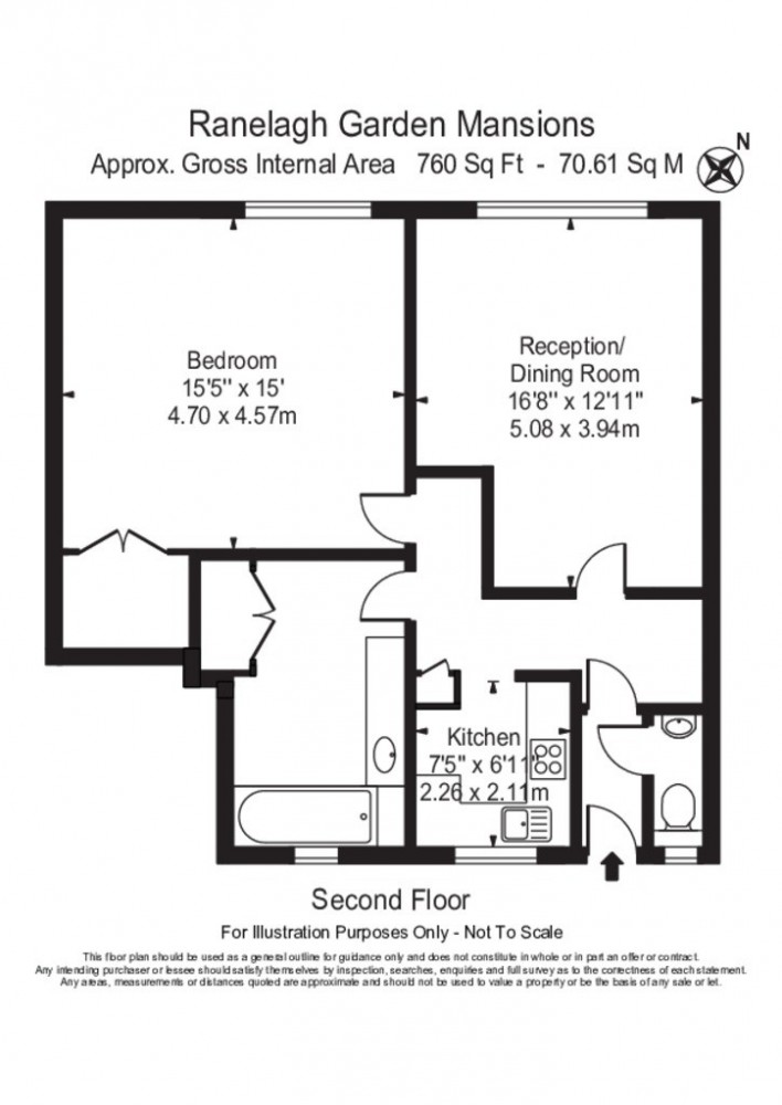 1 Bedrooms Flat to rent in Ranelagh Garden Mansions, Ranelagh Gardens SW6