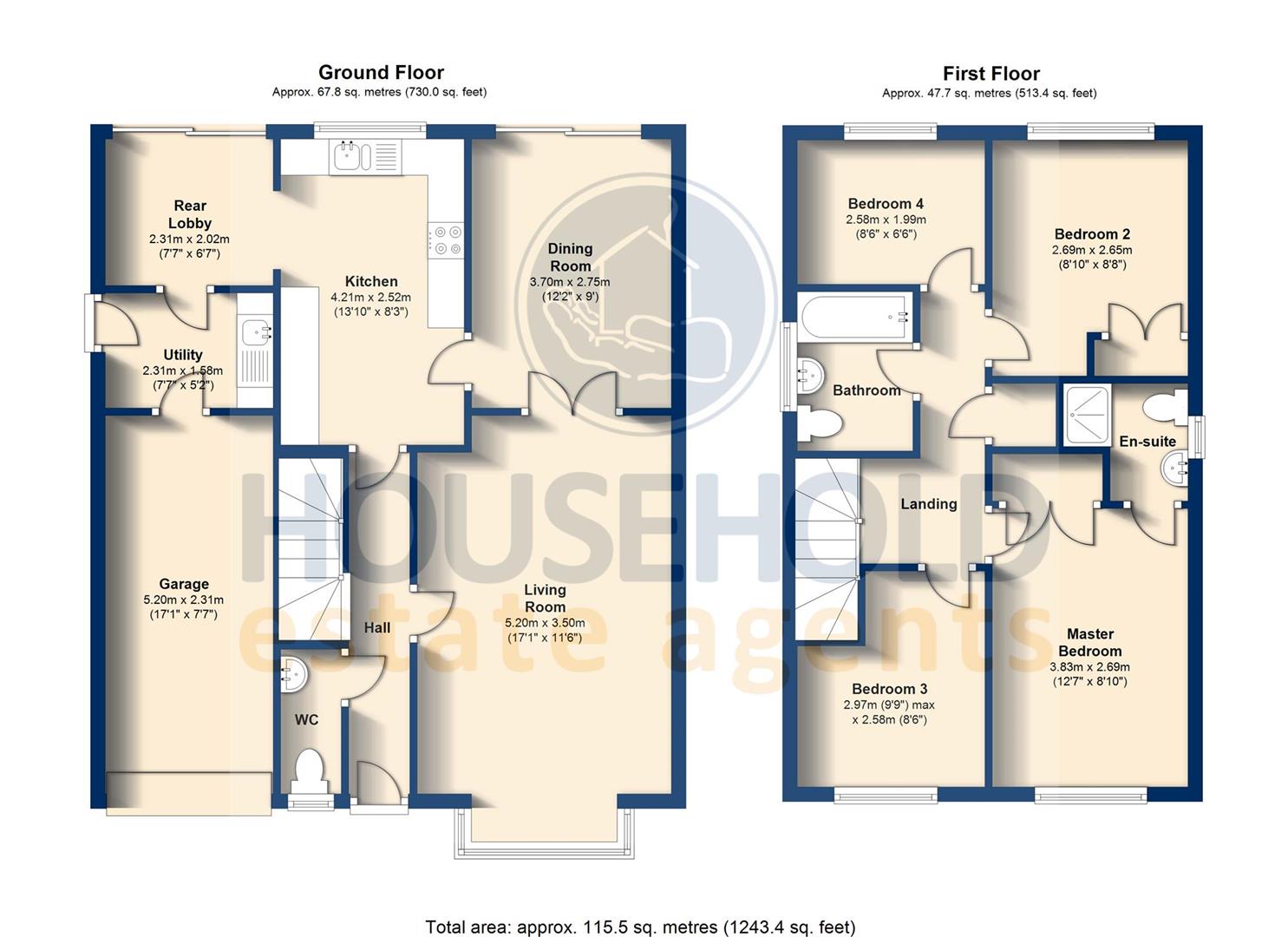 Arnald Way, Houghton Regis, Dunstable LU5, 4 bedroom detached house for