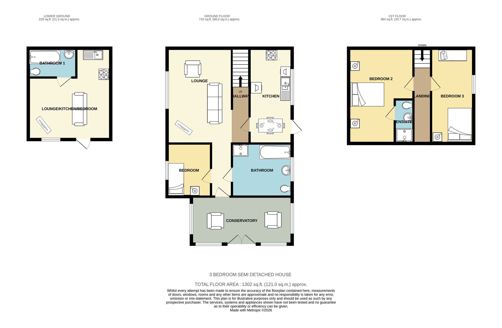 79 Enfield Drive, Batley floorplan