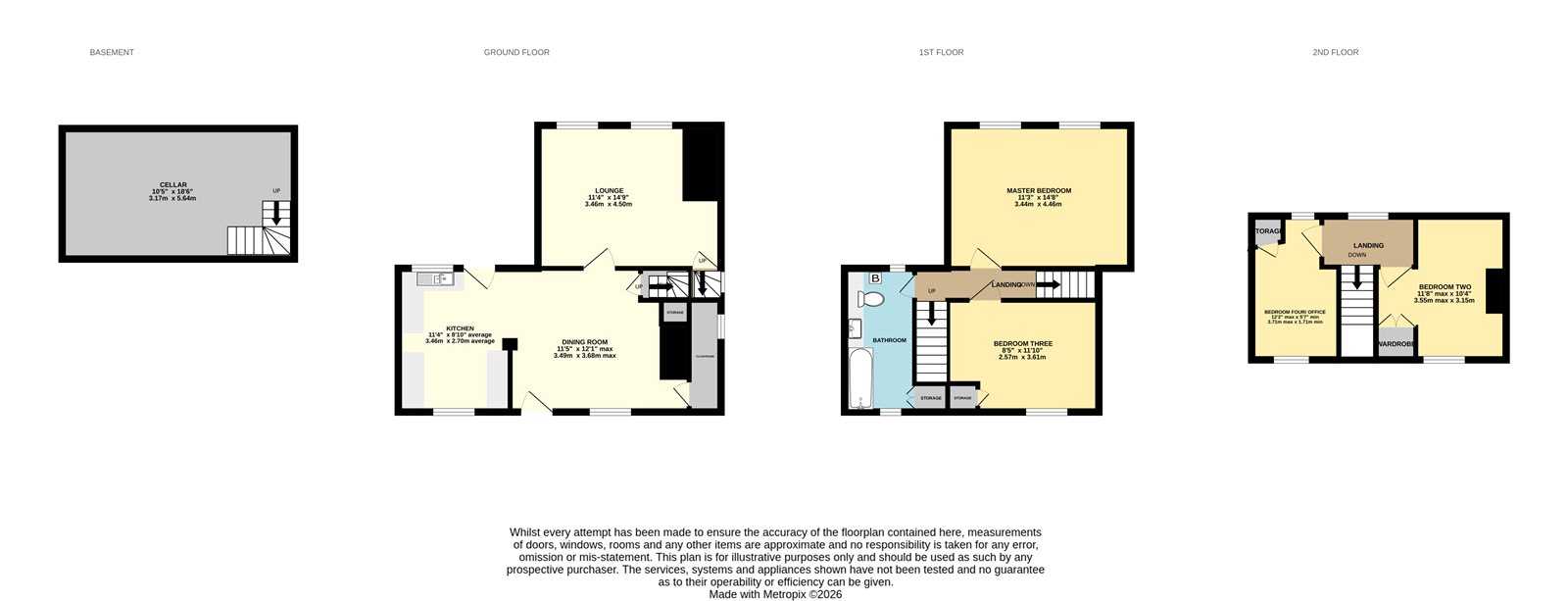 108, Kidderminster Road, Worcestershire floorplan