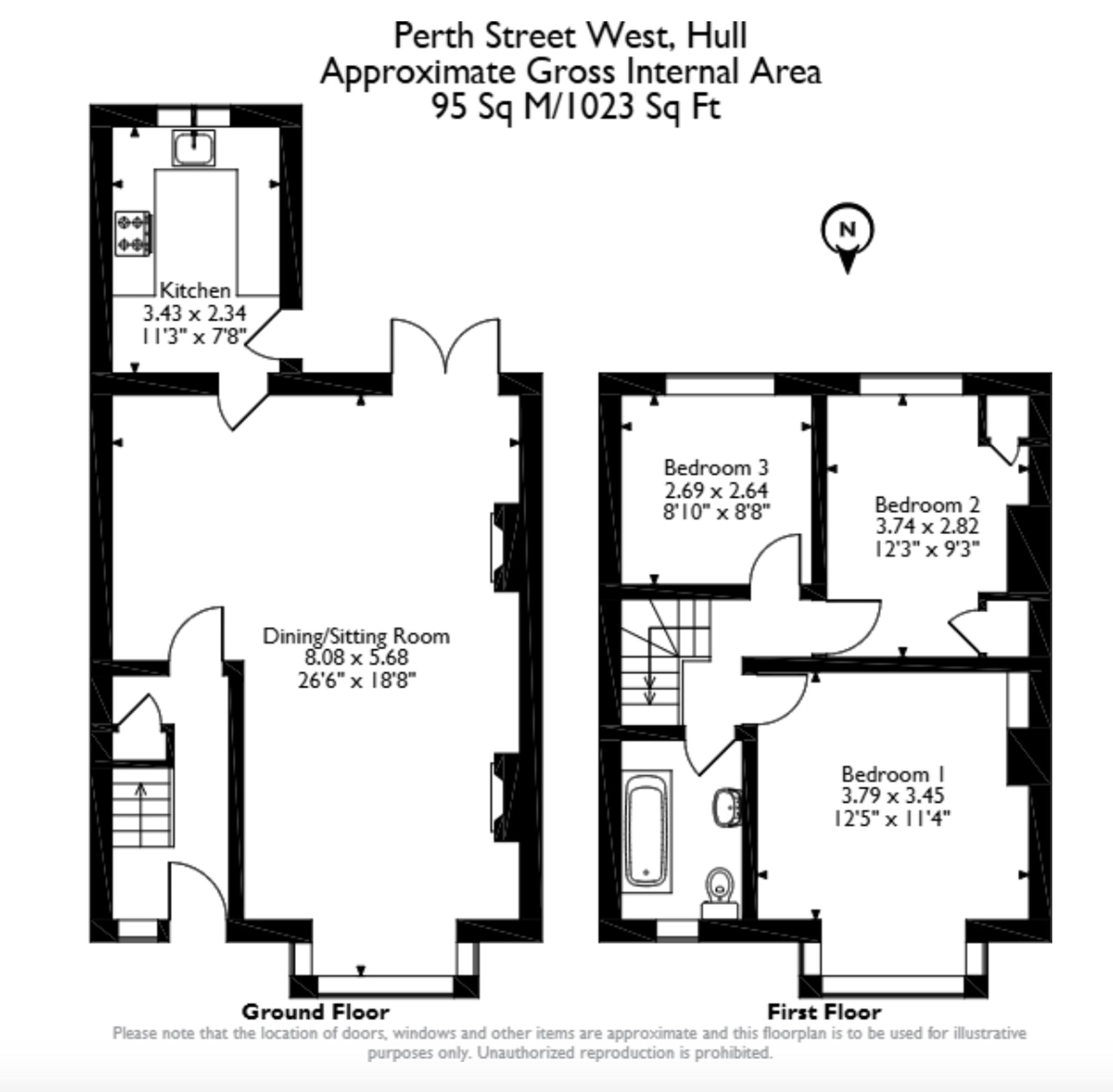 225 Perth Street West, Hull floorplan