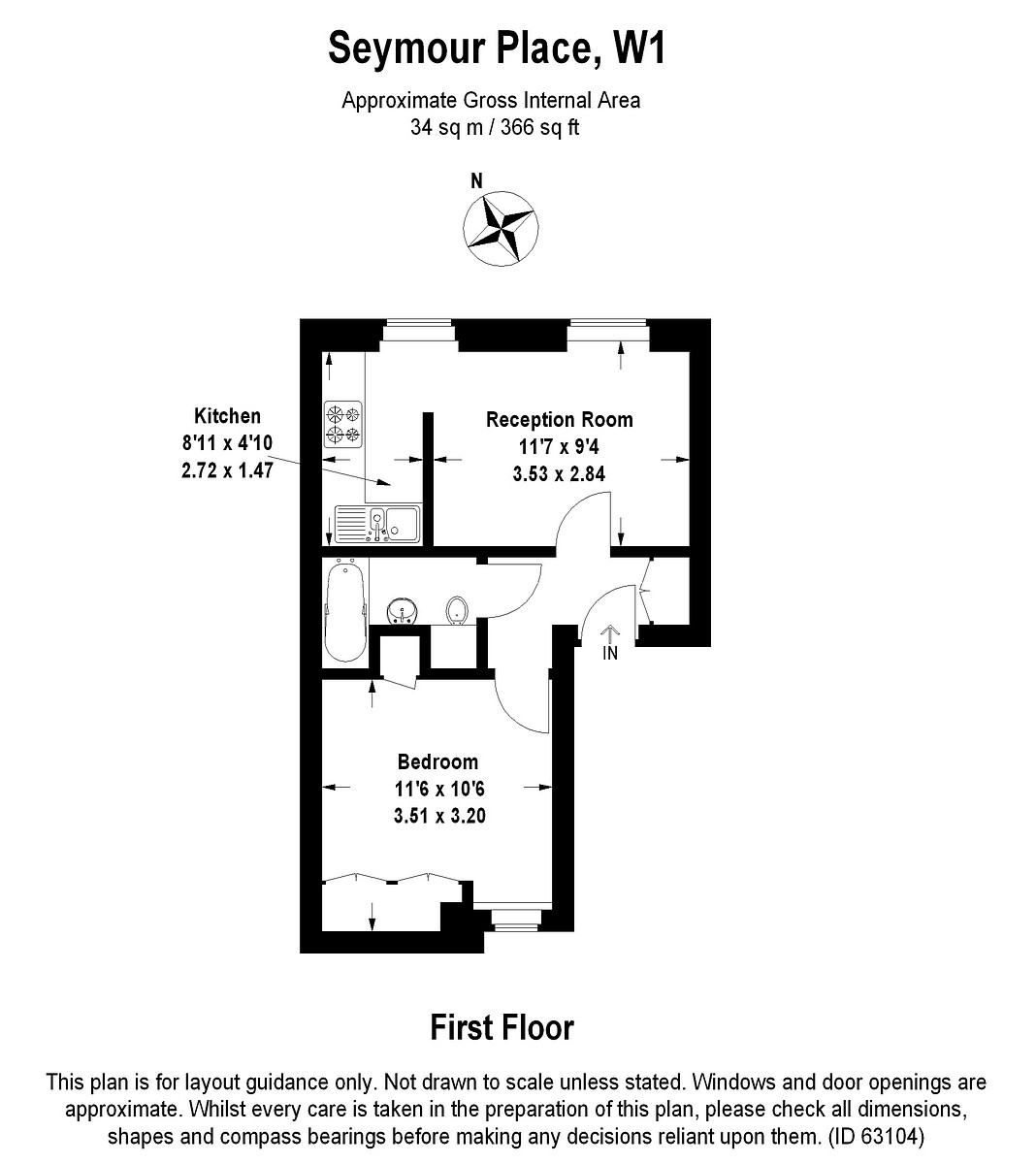 1 Bedrooms Flat to rent in Seymour Place, Marylebone, London W1H