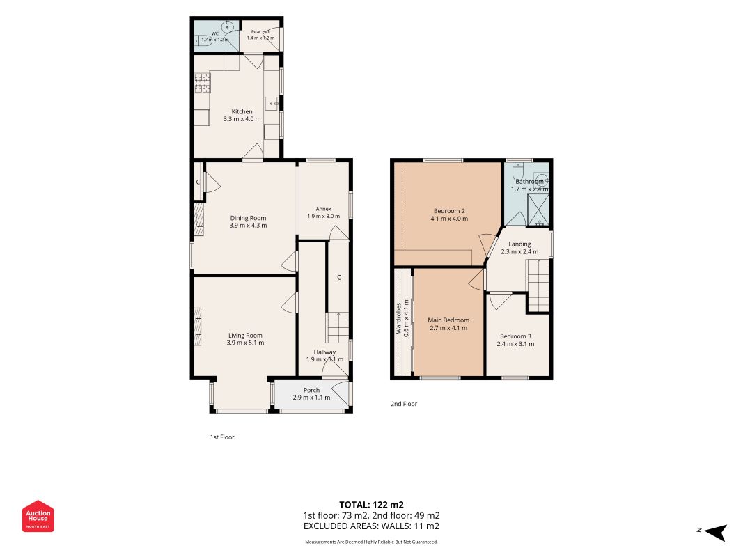 Briardene, Eastwood Villas, Prudhoe floorplan