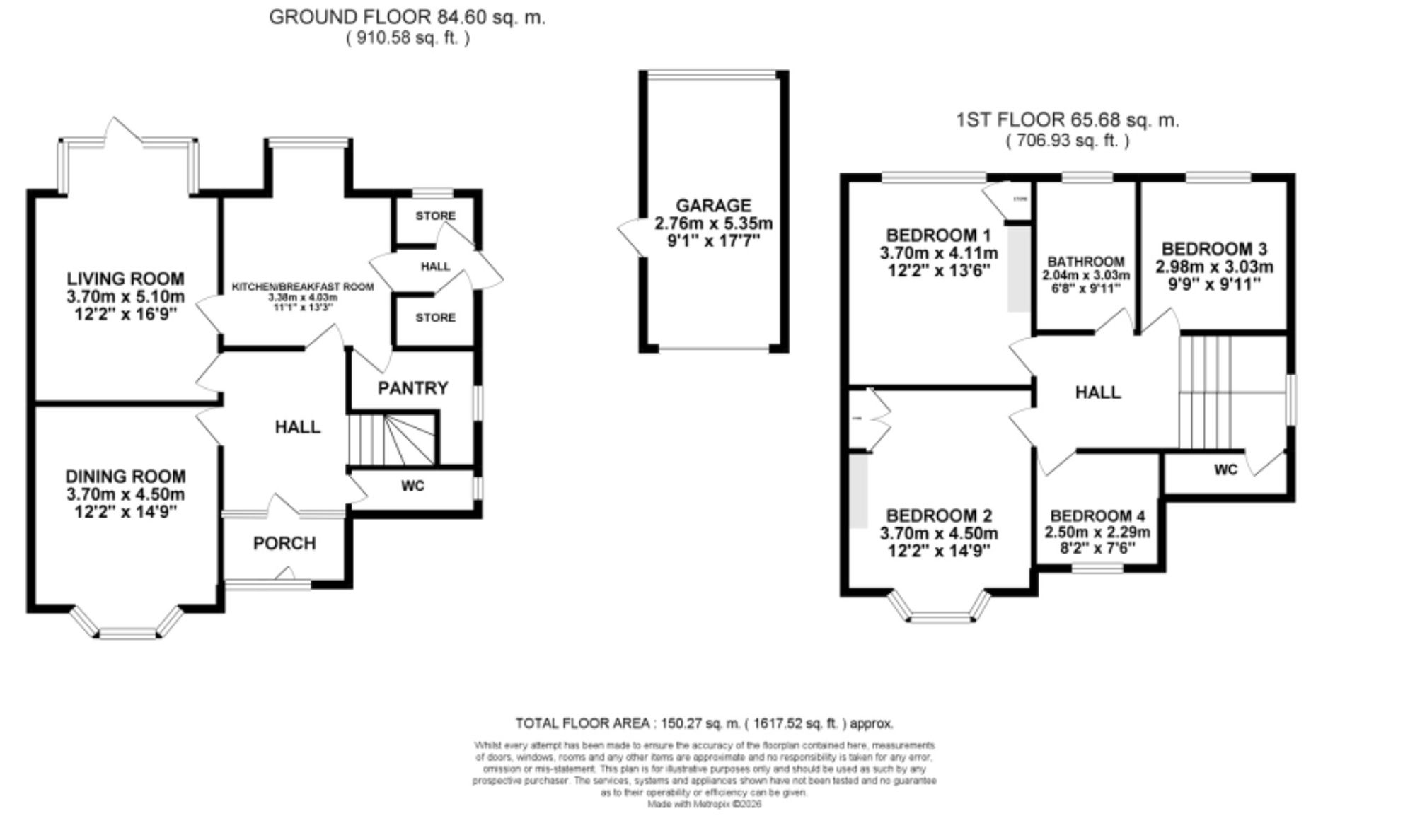 52 Abbots Way, Newcastle floorplan