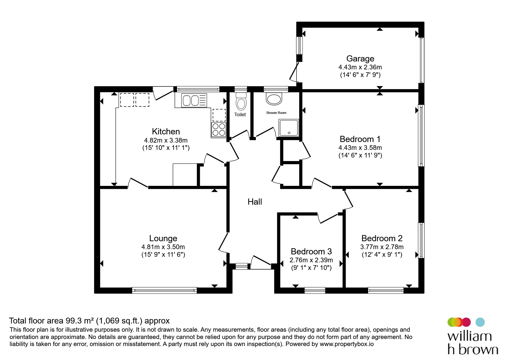 2, Larch Grove, Dereham floorplan