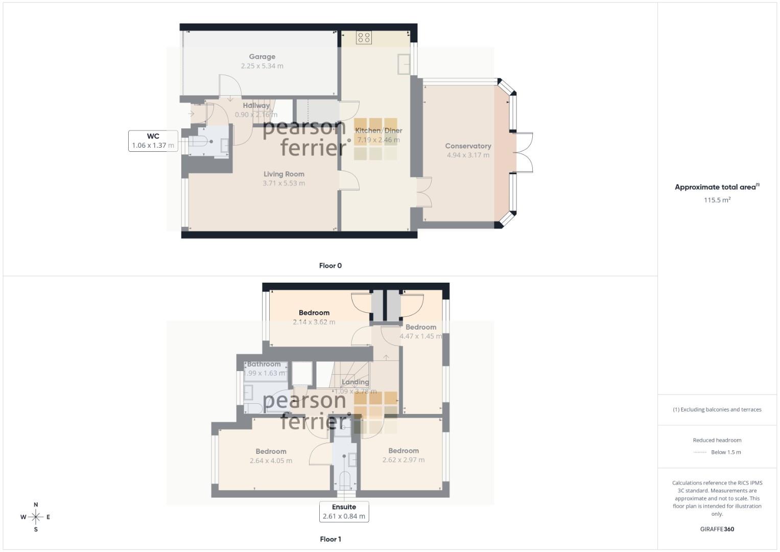 5, Rose Grove, Bury floorplan