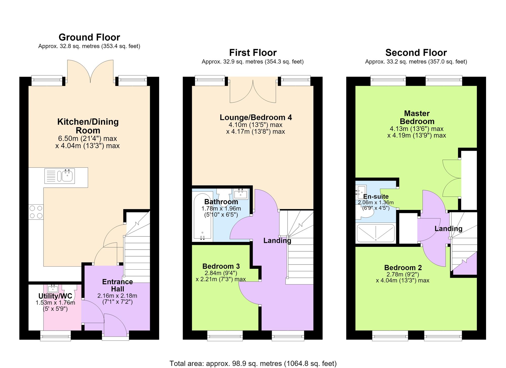 34 Driver Way, Wellingborough floorplan
