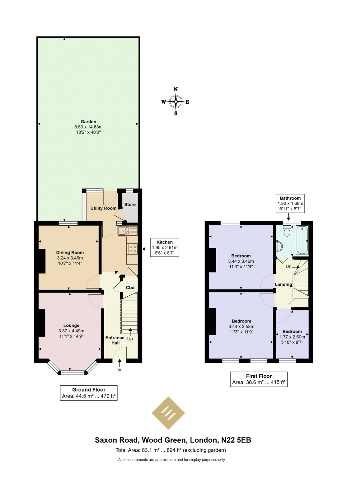 6, Saxon Road, London floorplan