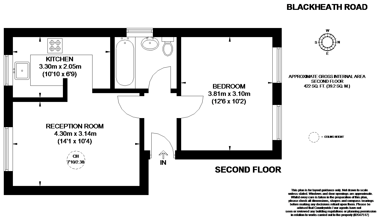 1 Bedrooms Flat for sale in Blackheath Road, London SE10