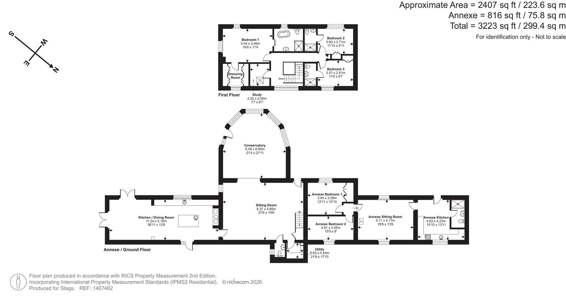 Whimbarn House, Tavistock floorplan