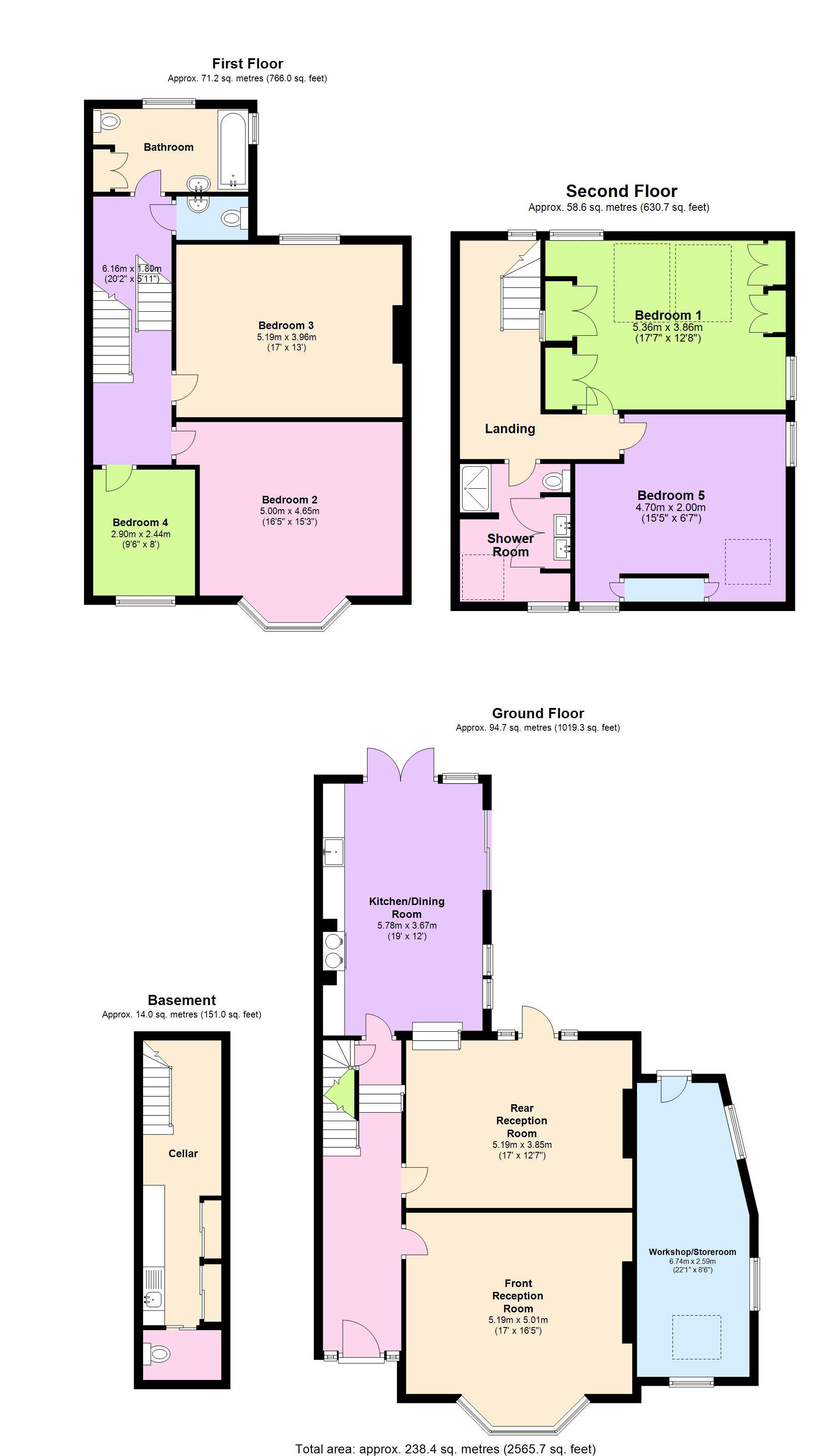 23, Laurier Road, Dartmouth Park, London floorplan