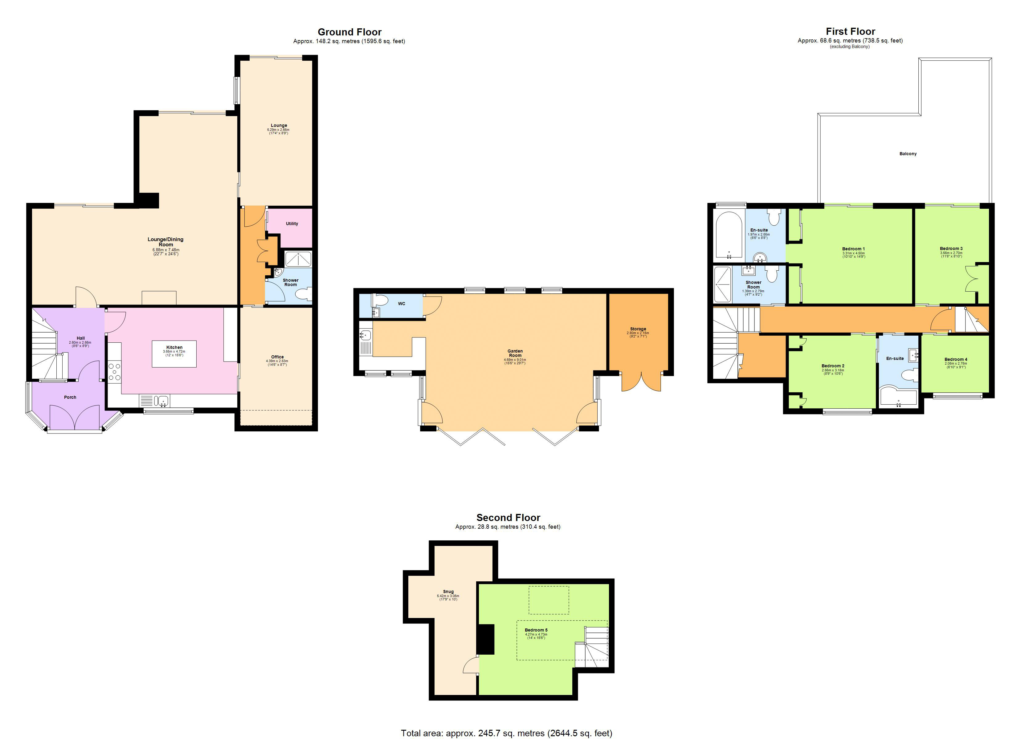 1 Heathfield Cottages,, Magpie Hall Road, Bushey floorplan