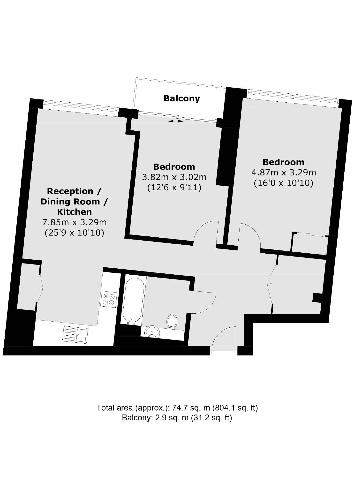 Cutter Lane, London floorplan