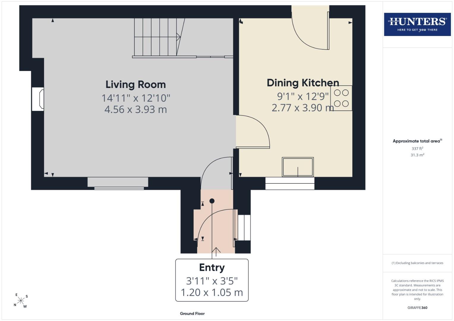 22, Low Cottages, Kendal floorplan