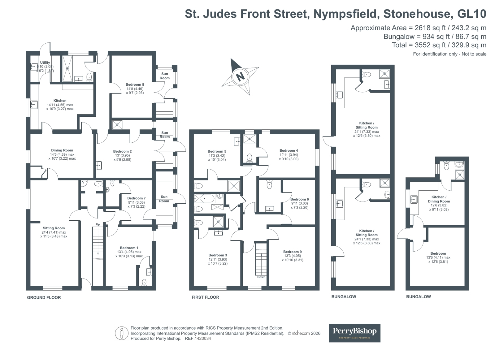 St. Judes,, Front Street, Stonehouse floorplan