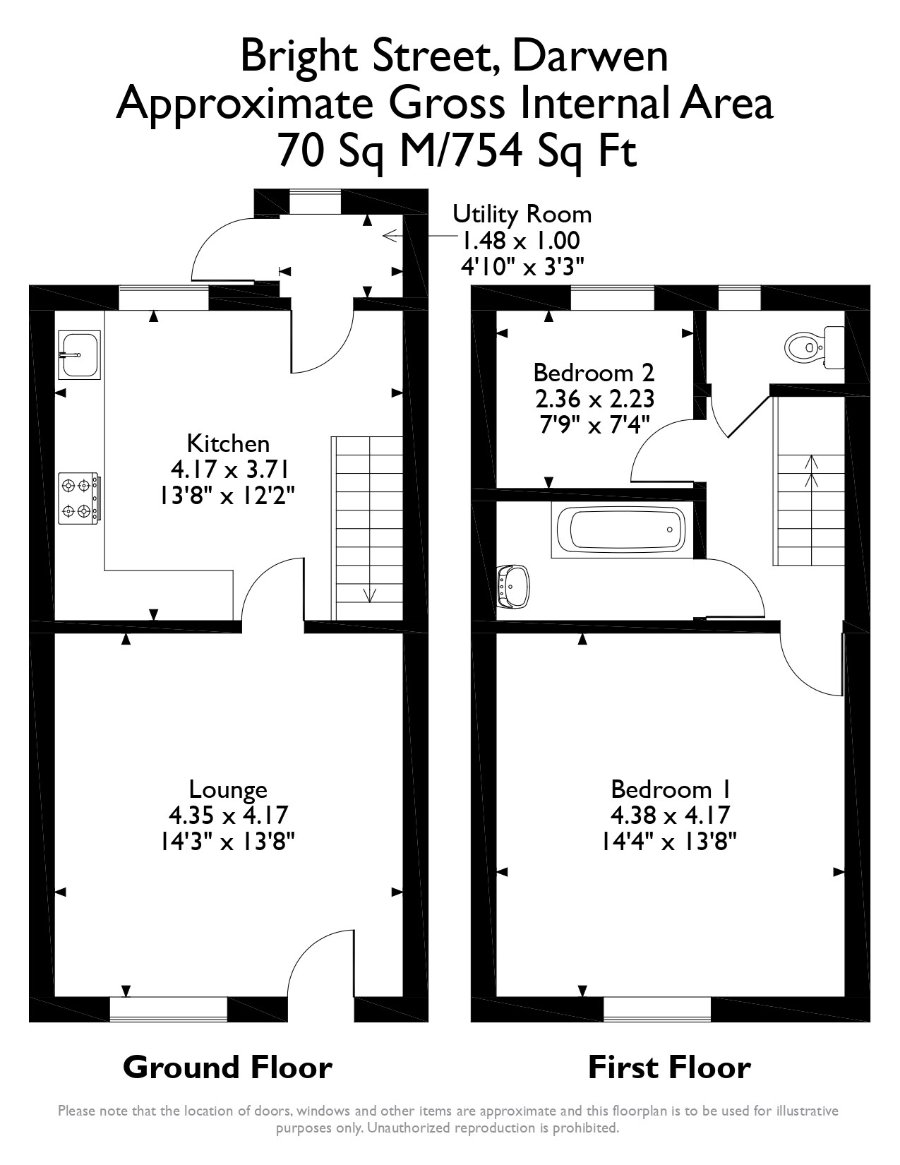 Bright Street, Darwen BB3, 2 bedroom terraced house for sale 64451066