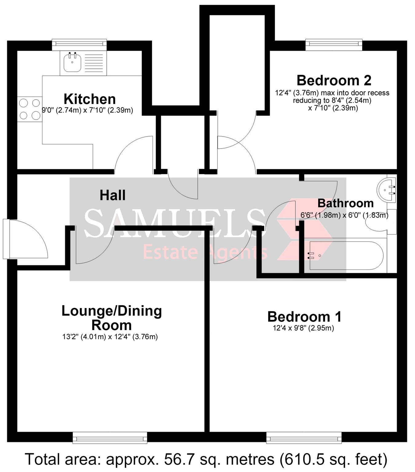 1, Stream Court, Exeter floorplan