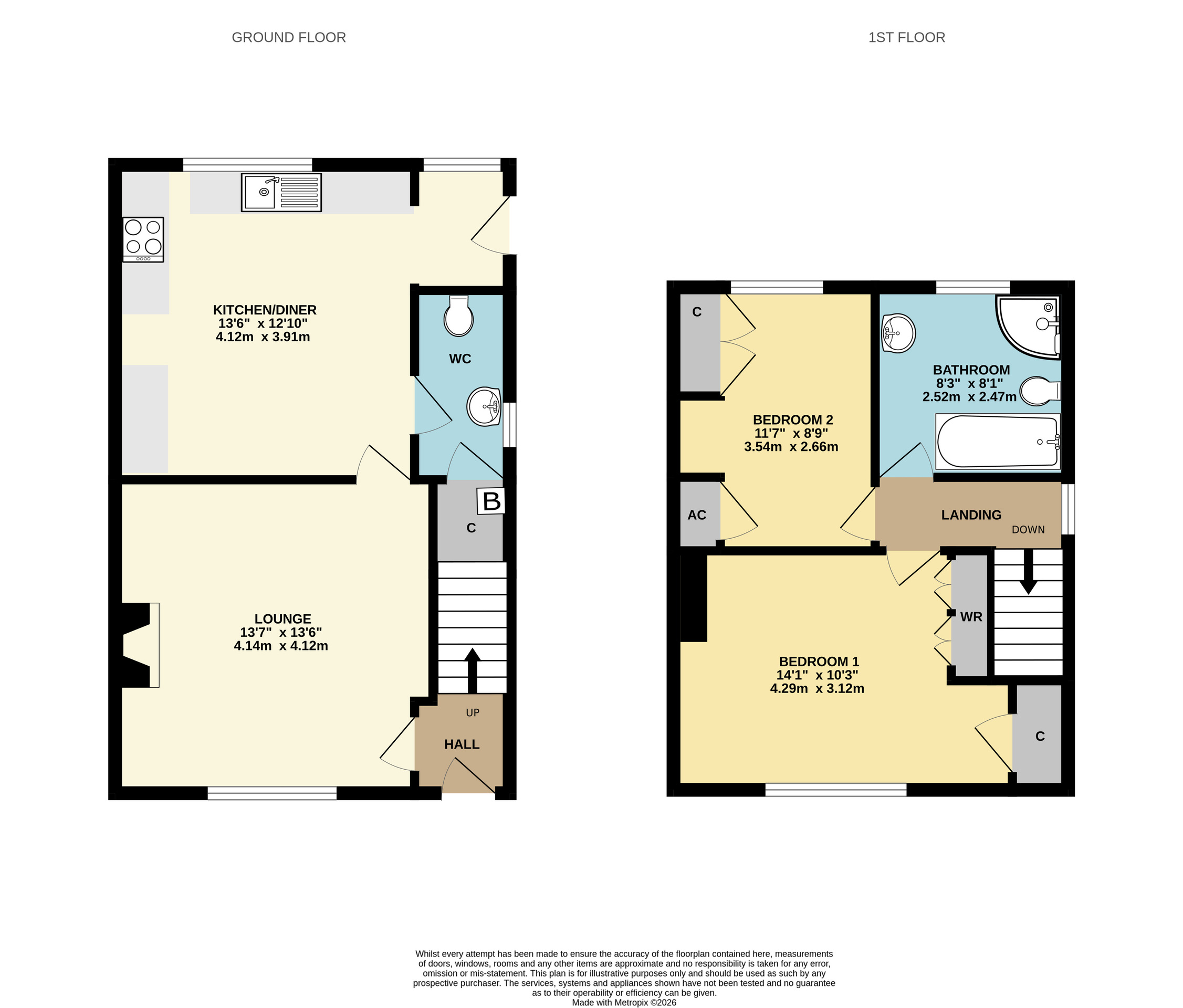 11 Hill View, Yeovil floorplan