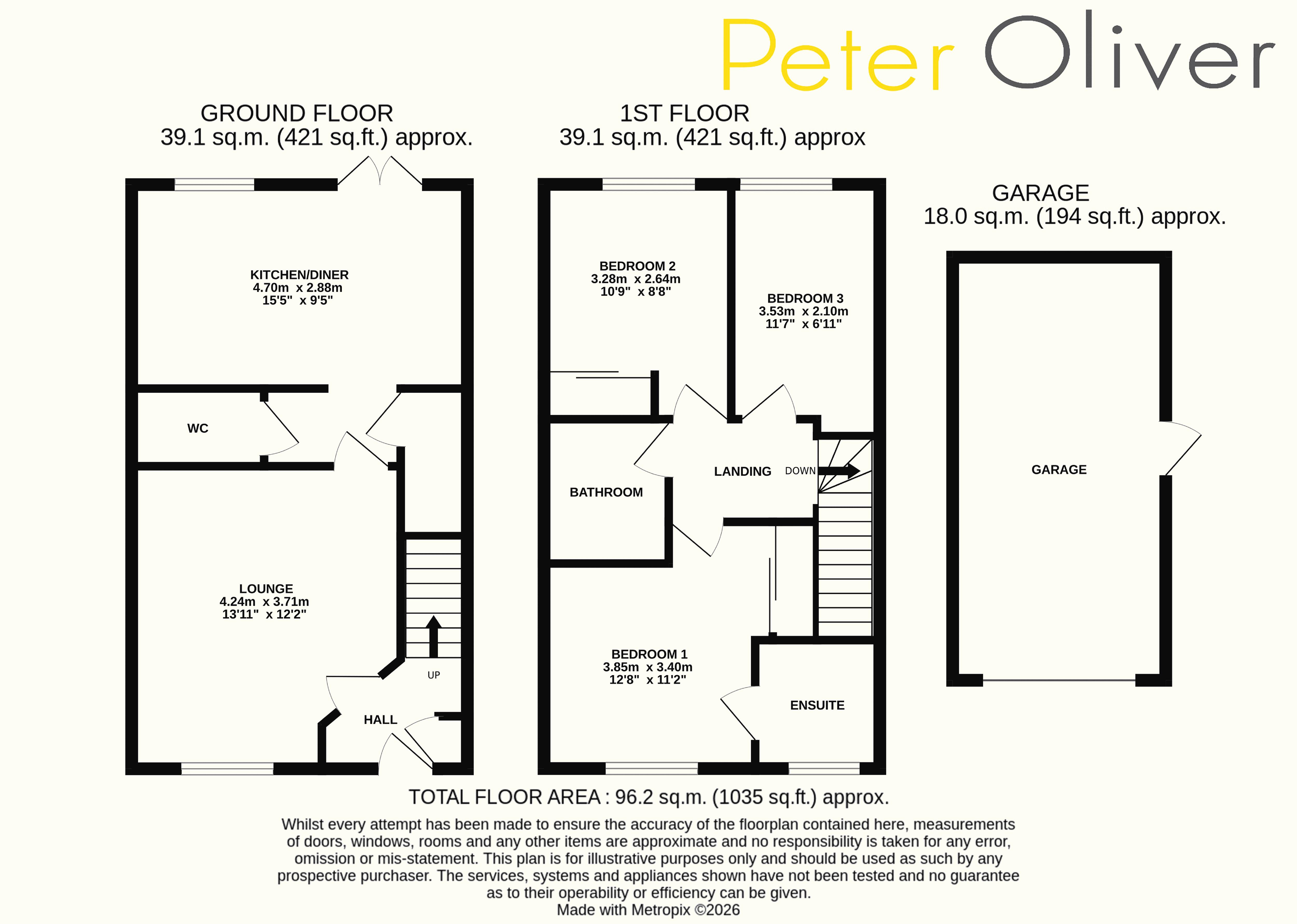 24, Trefoil Way, Uckfield floorplan