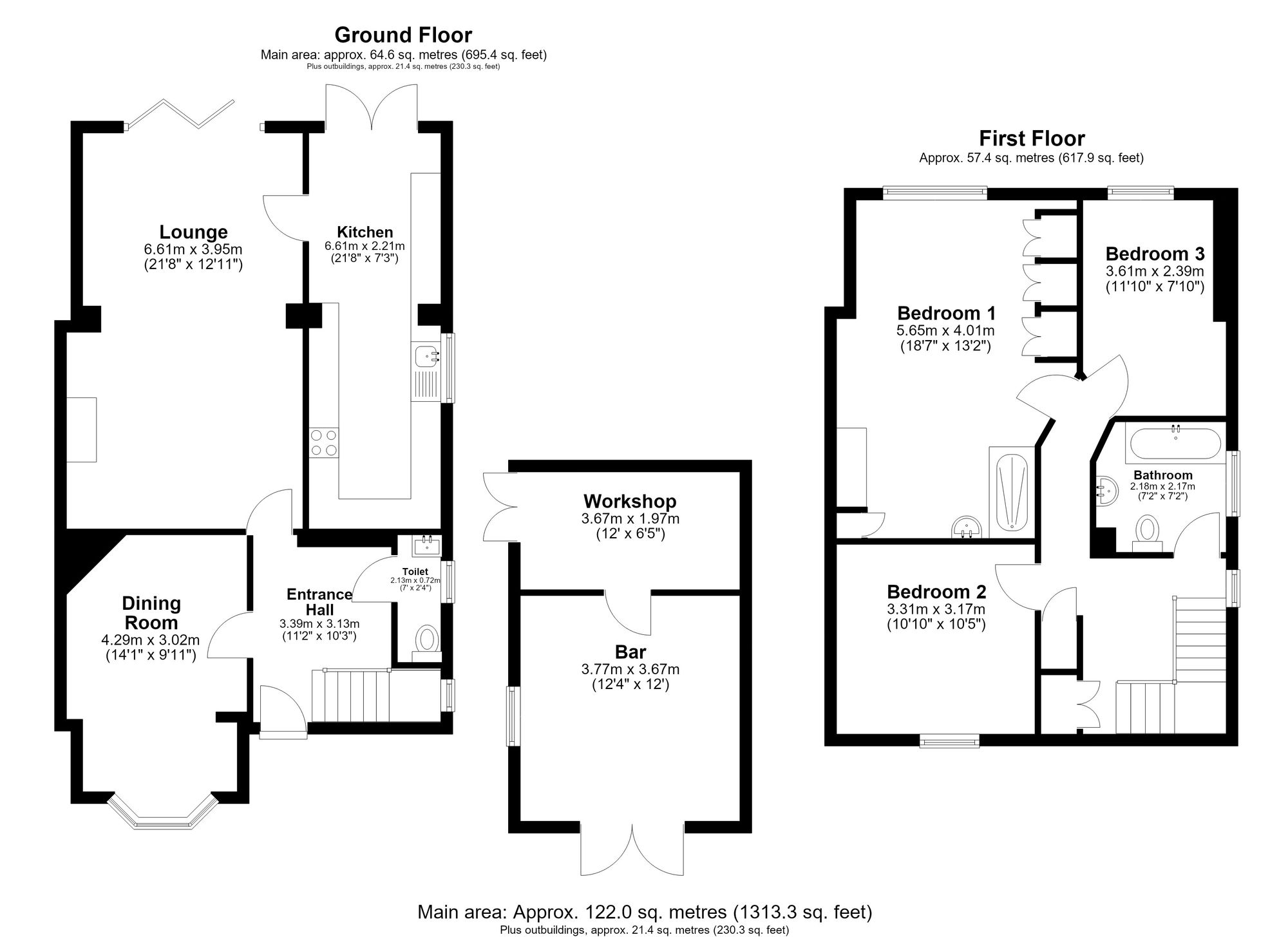 10 South Road, Ware floorplan