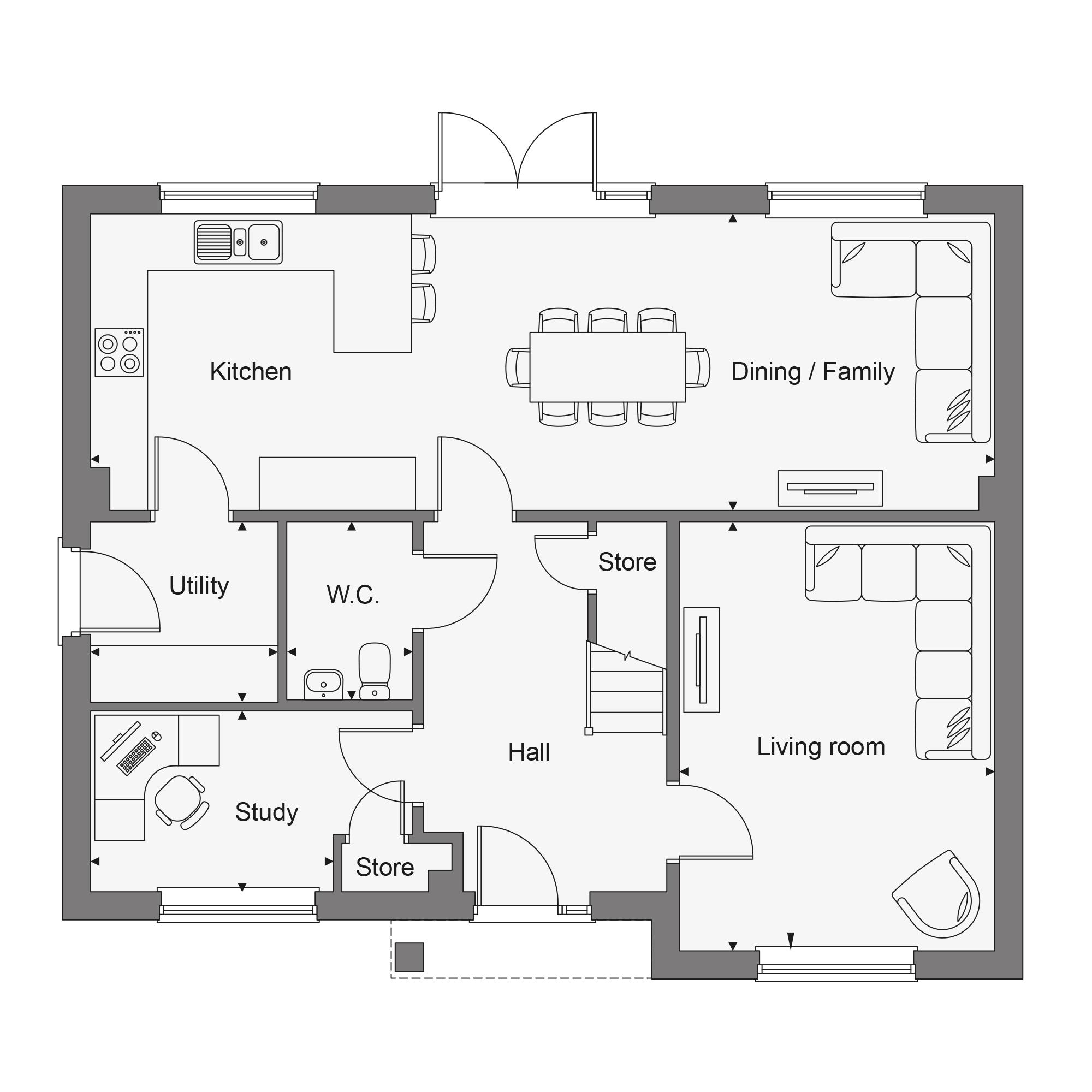 the_kingston_home_38, Sandy Road,  Willington  floorplan