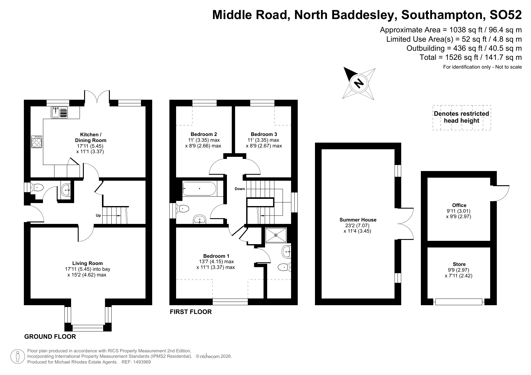 33, Middle Road, Southampton floorplan